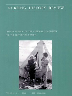 cover image of Nursing History Review, Volume 13, 2005